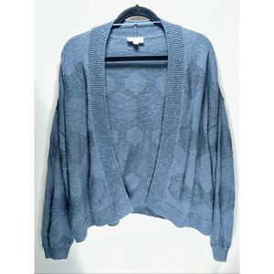 Loft outlet blue cardigan size large